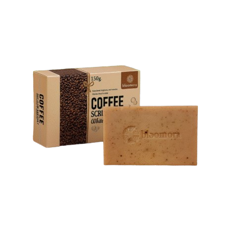 Bloomora Coffee Scrub Body Whitening Soap