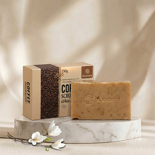 Bloomora Coffee Scrub Body Whitening Soap